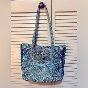 Blue printed Vera Bradley Tote Bag